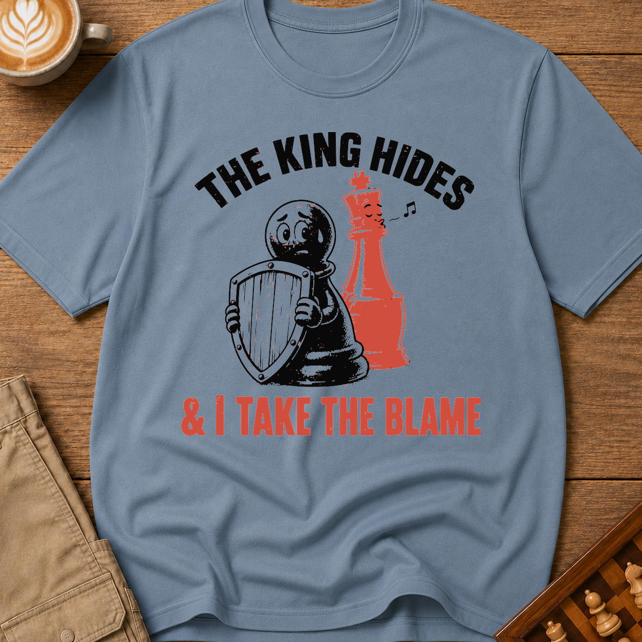 The King Hides I Take Blame T-Shirt