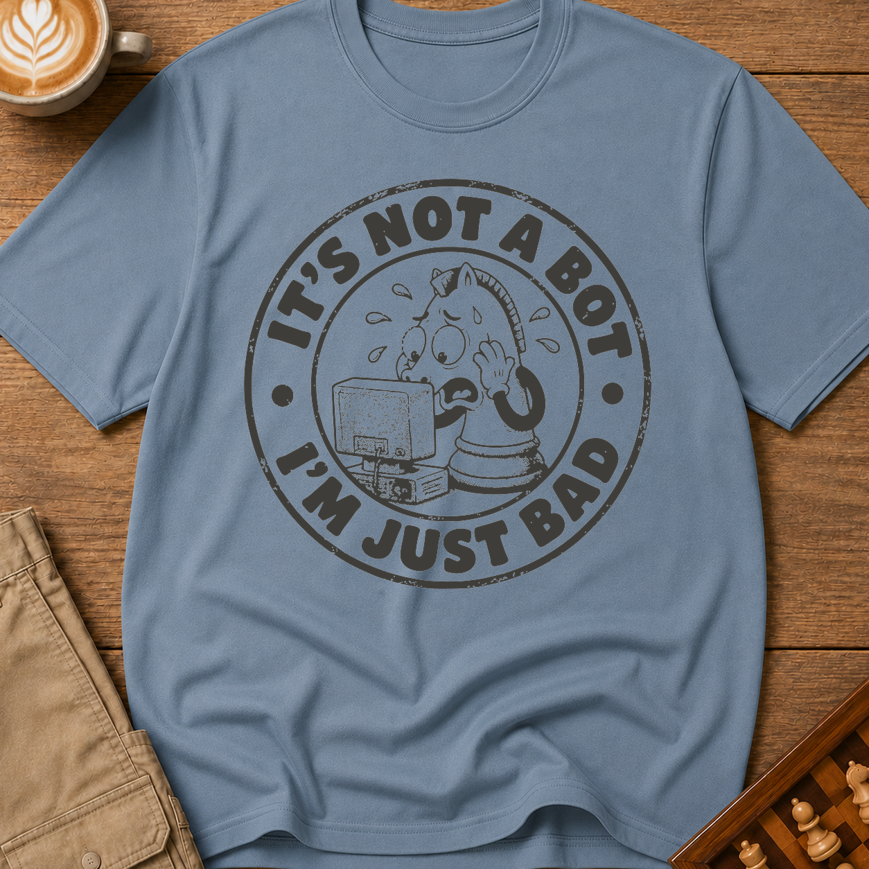 Not A Bot Just Bad T-Shirt