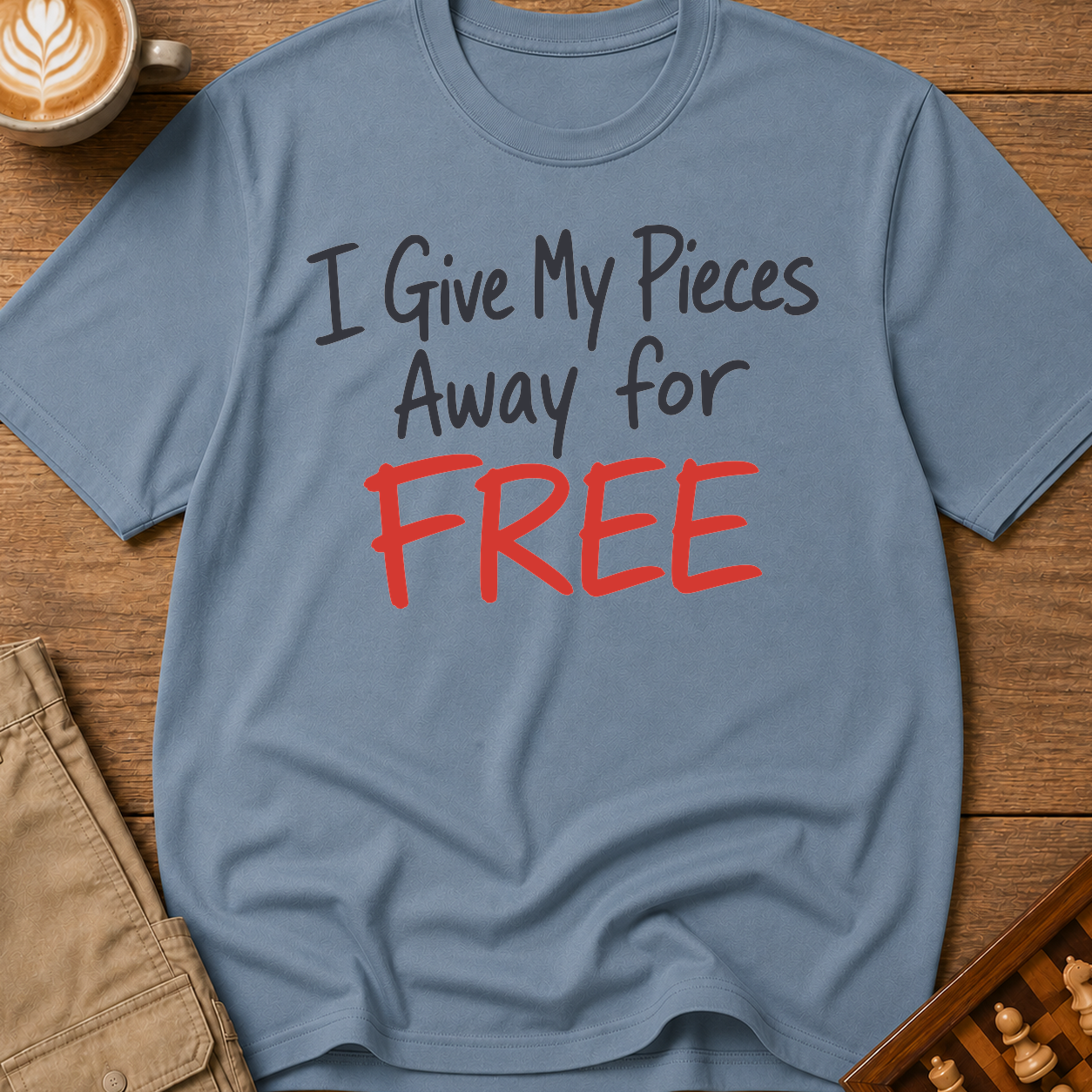 I Give My Pieces Away Free T-Shirt