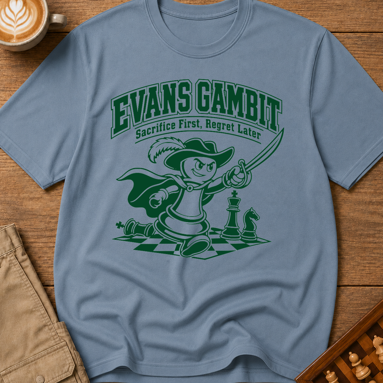 Evans Gambit Musketeer T-Shirt