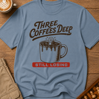 Three Coffees Deep Still Losing T-Shirt