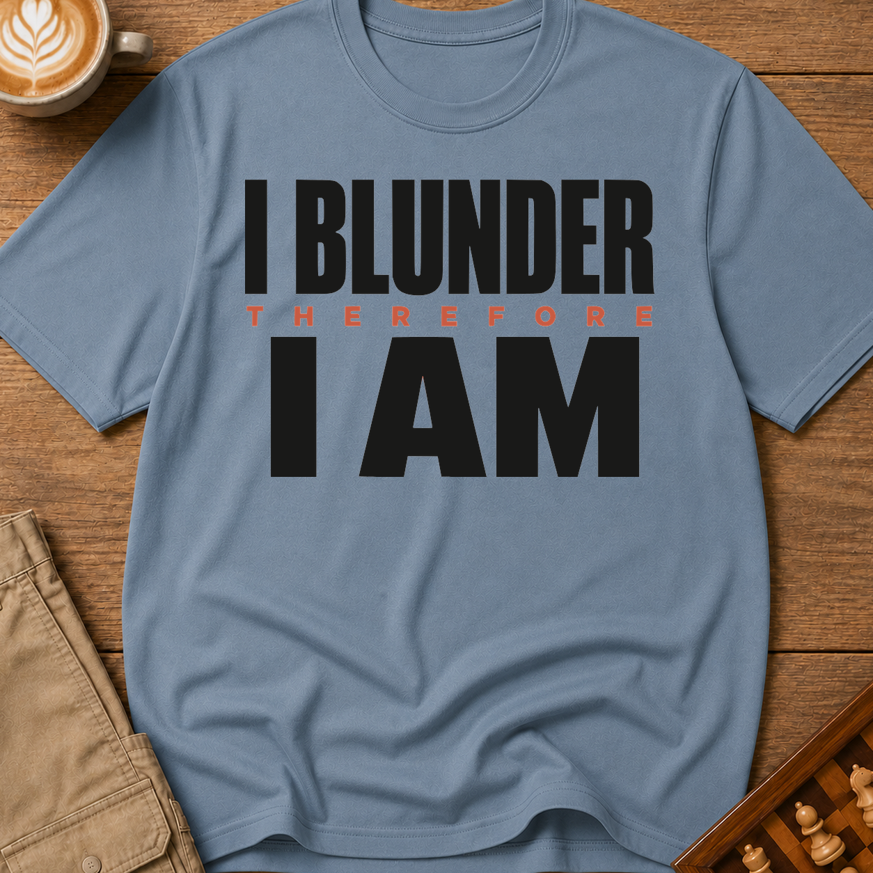 I Blunder Therefore I Am Bold T-Shirt