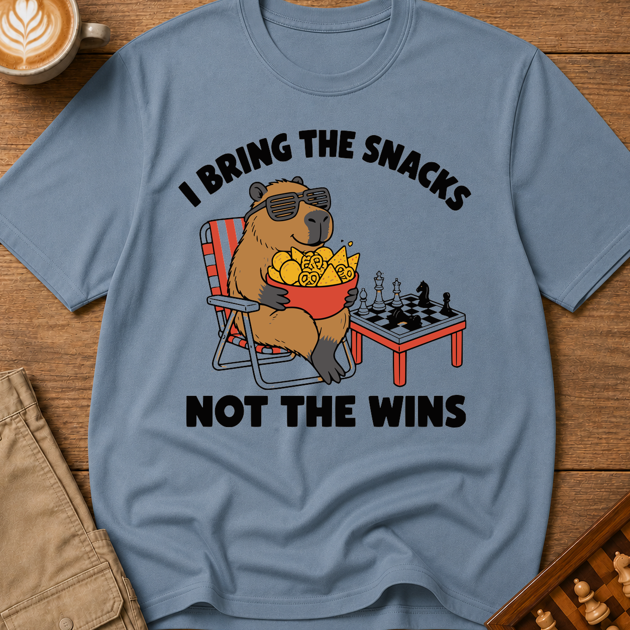 I Bring The Snacks Not The Wins T-Shirt