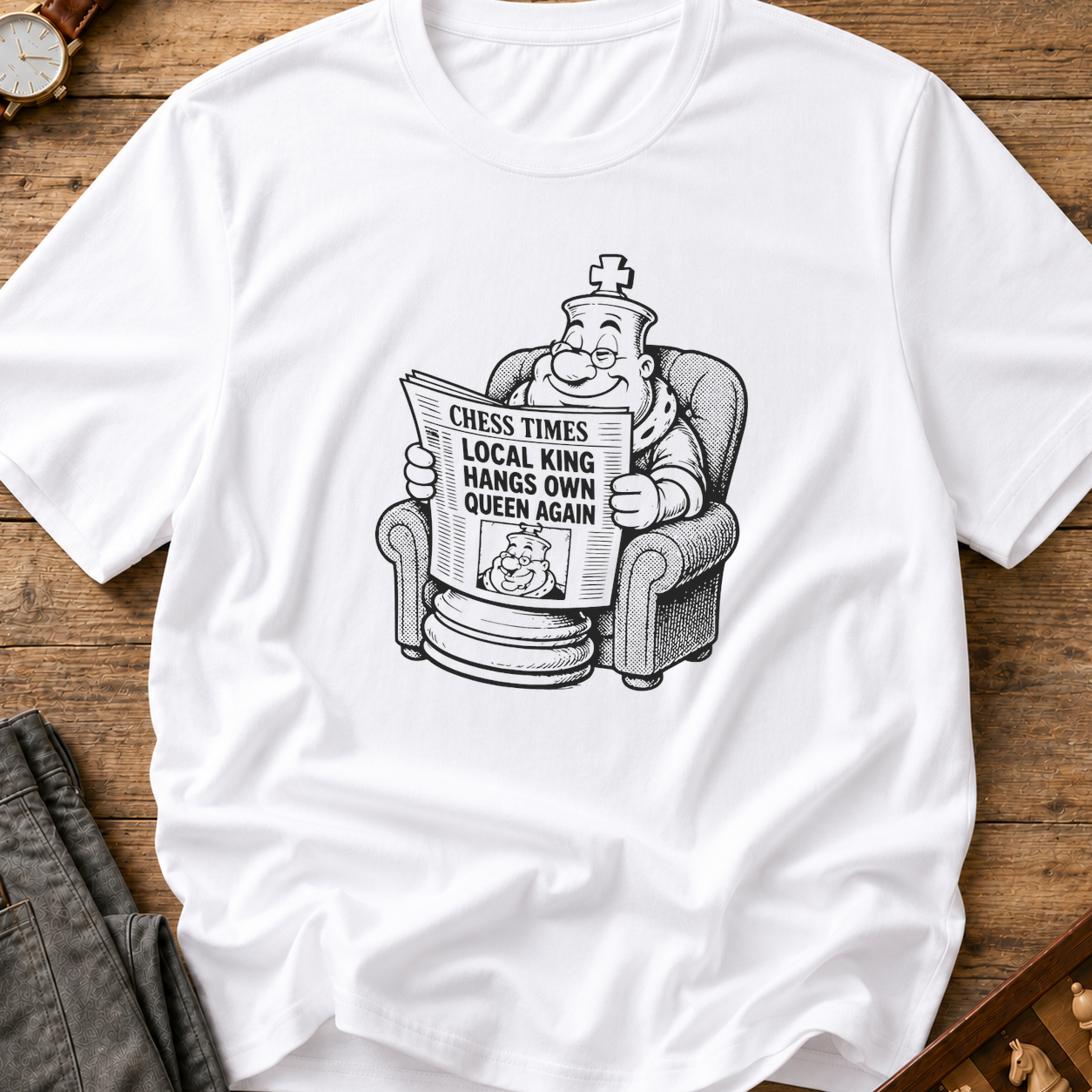 Local King Hangs Own Queen Again T-Shirt