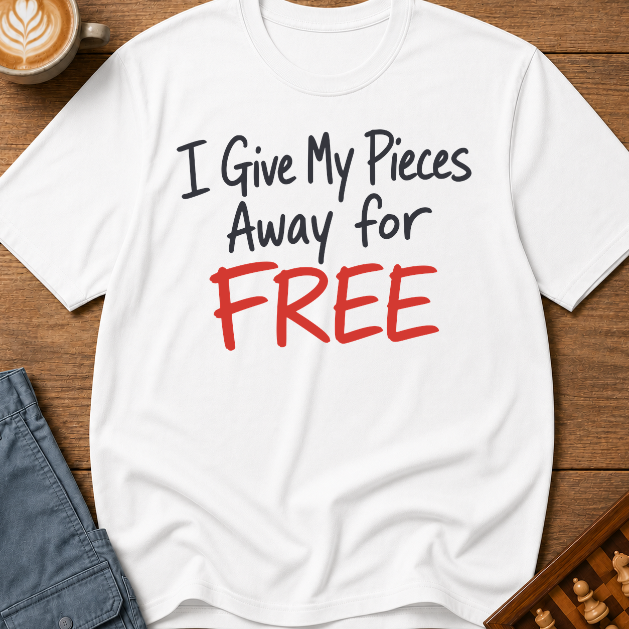 I Give My Pieces Away Free T-Shirt