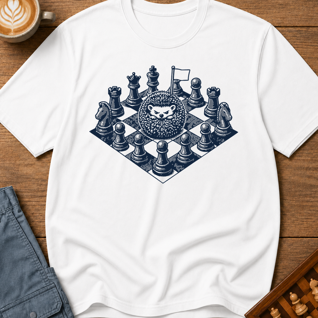 Chess Set Study T-Shirt