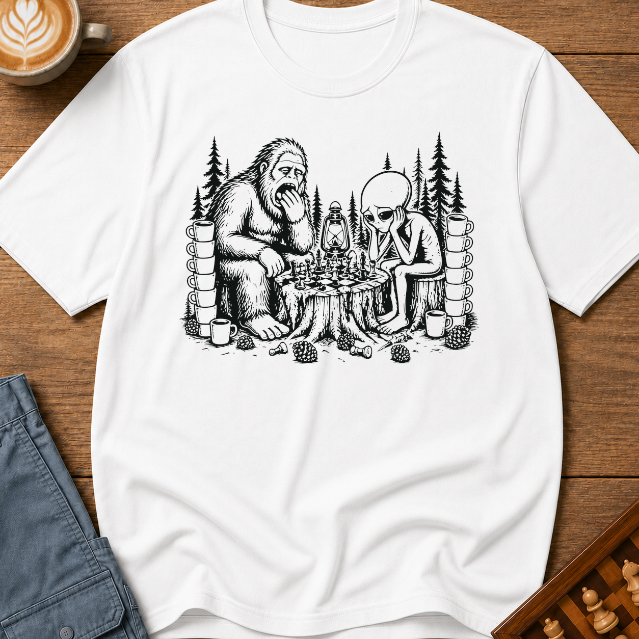 Cryptid Chess Club T-Shirt