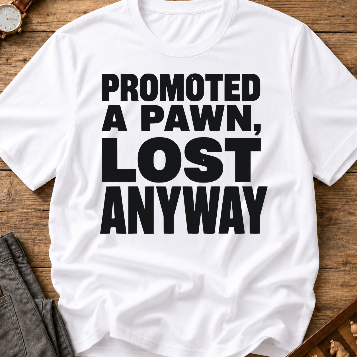 Promoted A Pawn Lost Anyway T-Shirt