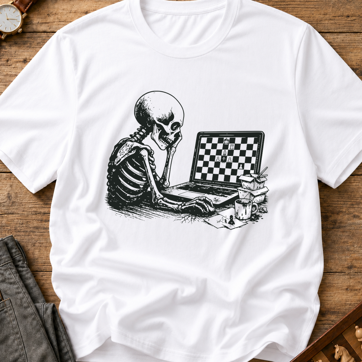 Death By Online Chess T-Shirt