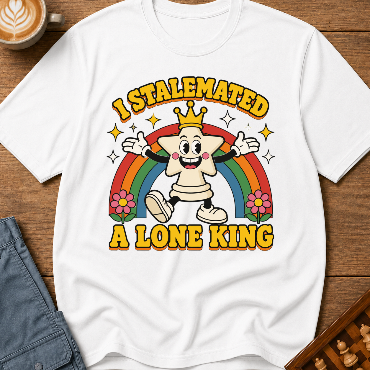 Stalemated a Lone King T-Shirt