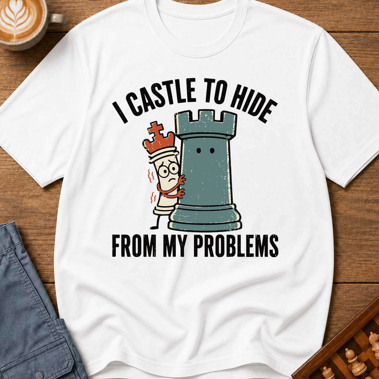 I Castle To Hide From Problems T-Shirt