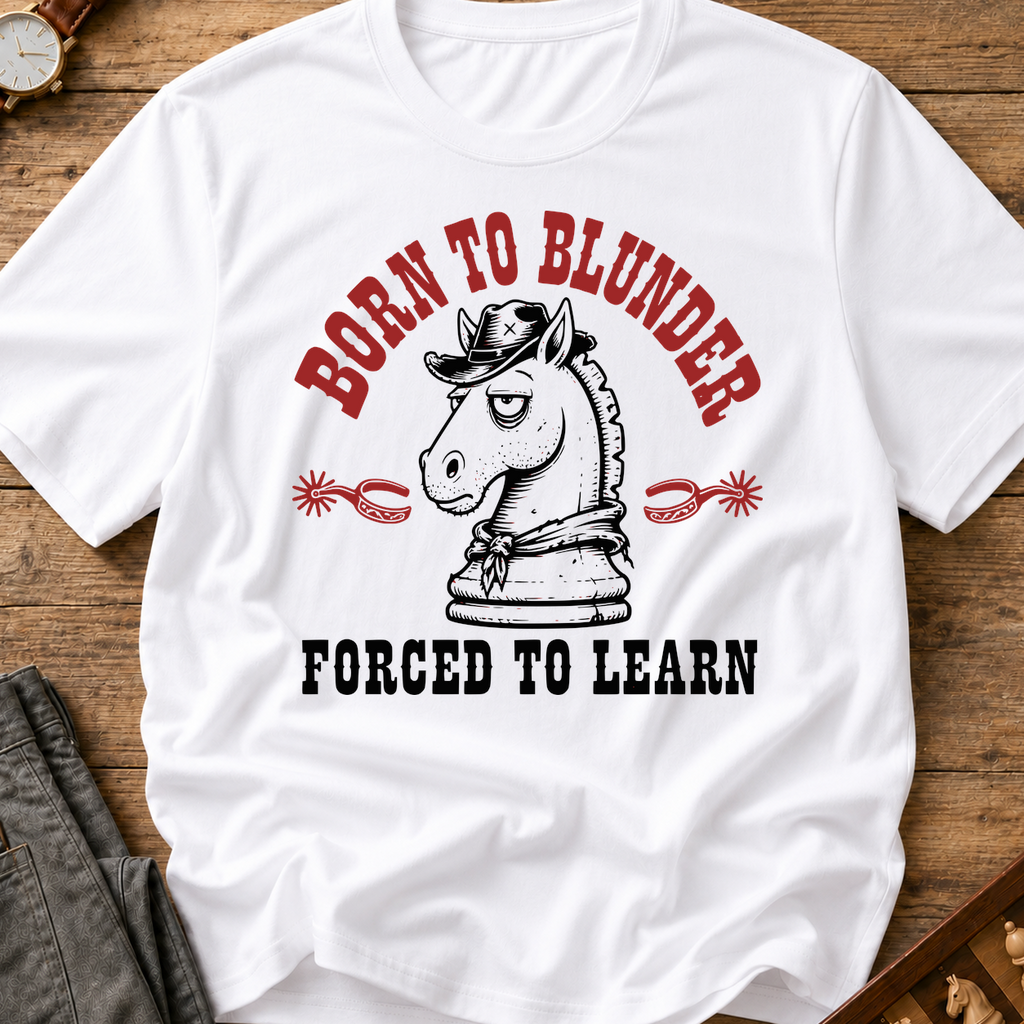 Born To Blunder Forced To Learn T-Shirt