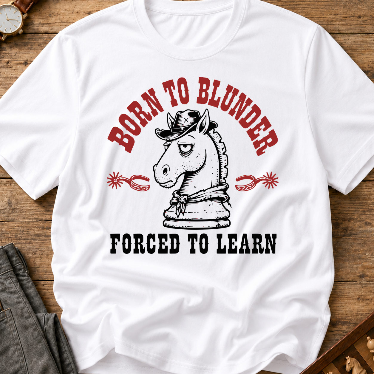 Born To Blunder Forced To Learn T-Shirt