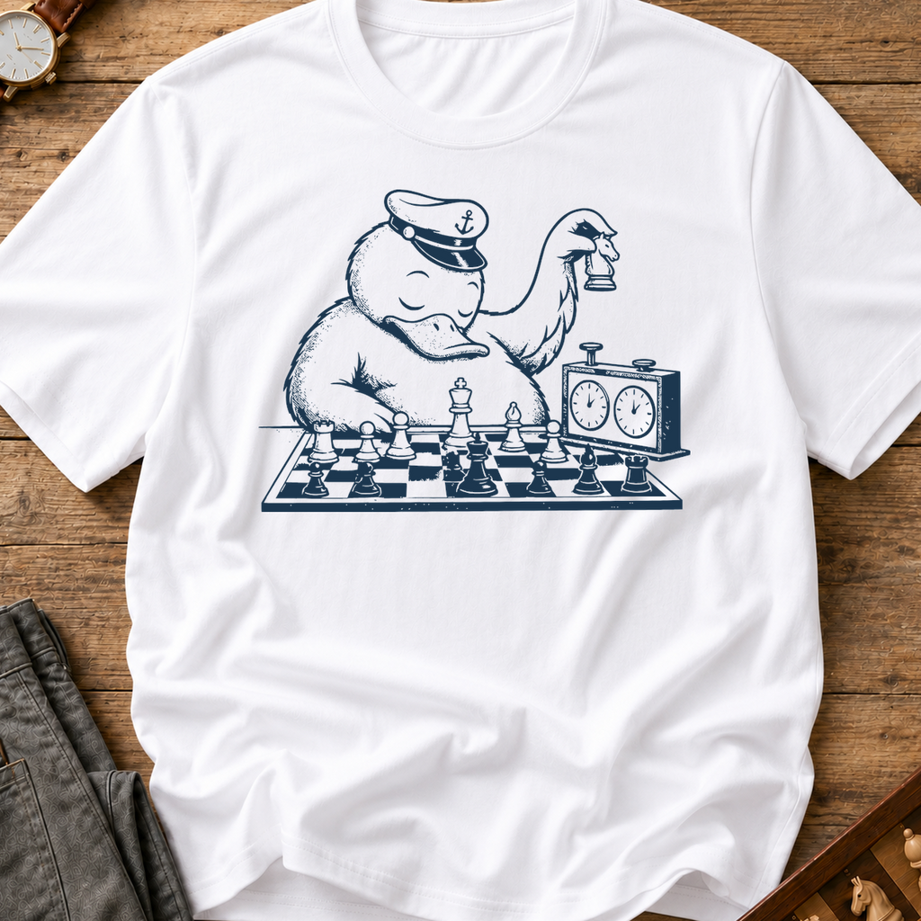 Knight Navy Outline T-Shirt