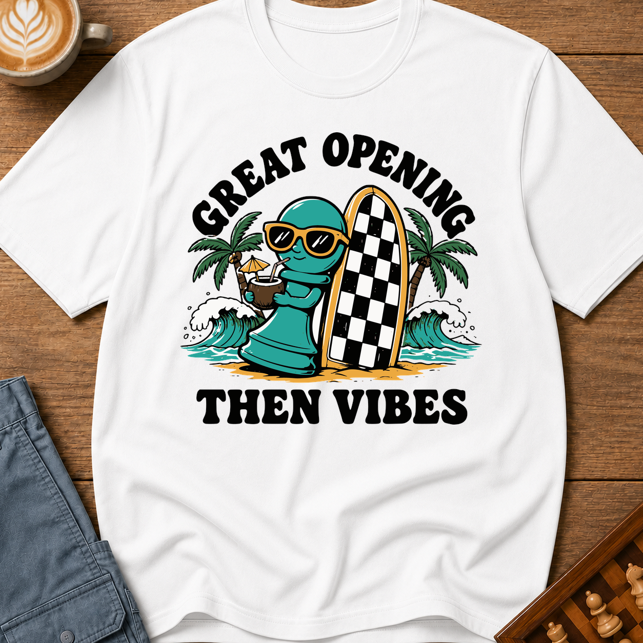 Beach Day Chess Piece T-Shirt