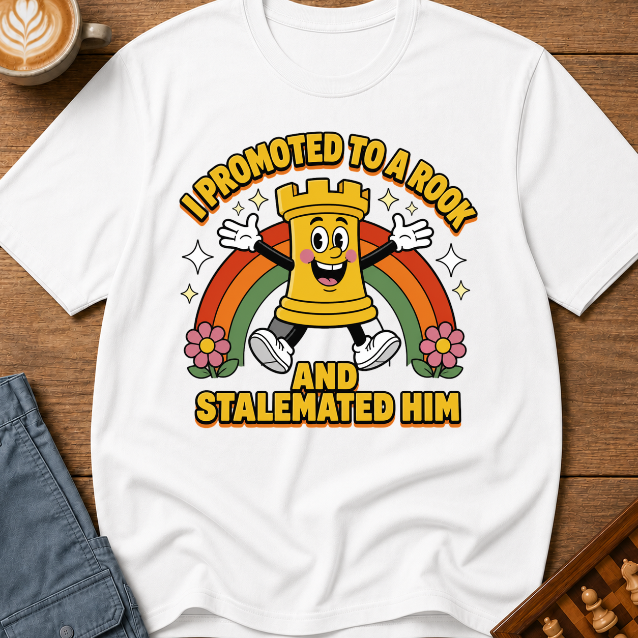 Promoted to a Rook and Stalemated Him T-Shirt