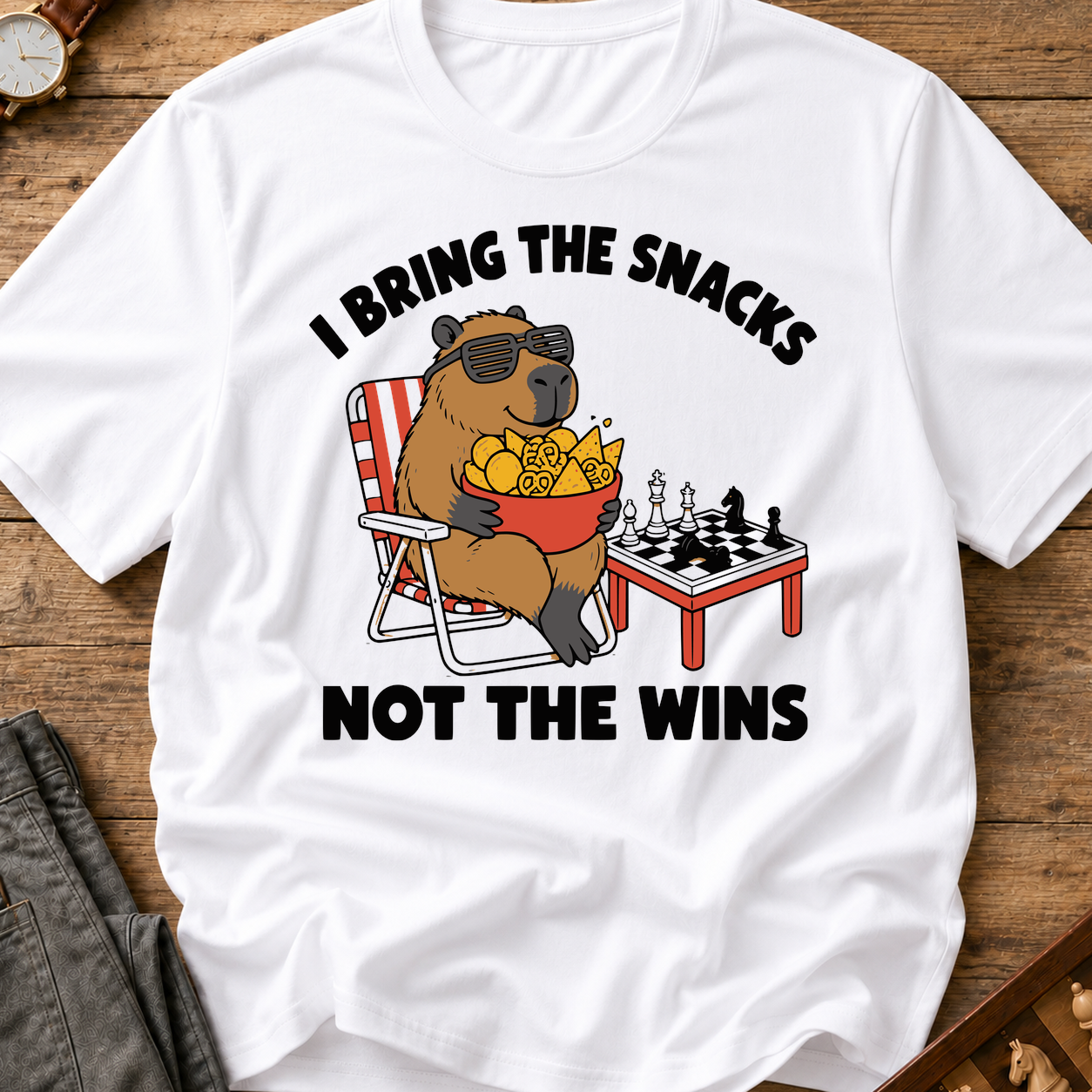 I Bring The Snacks Not The Wins T-Shirt
