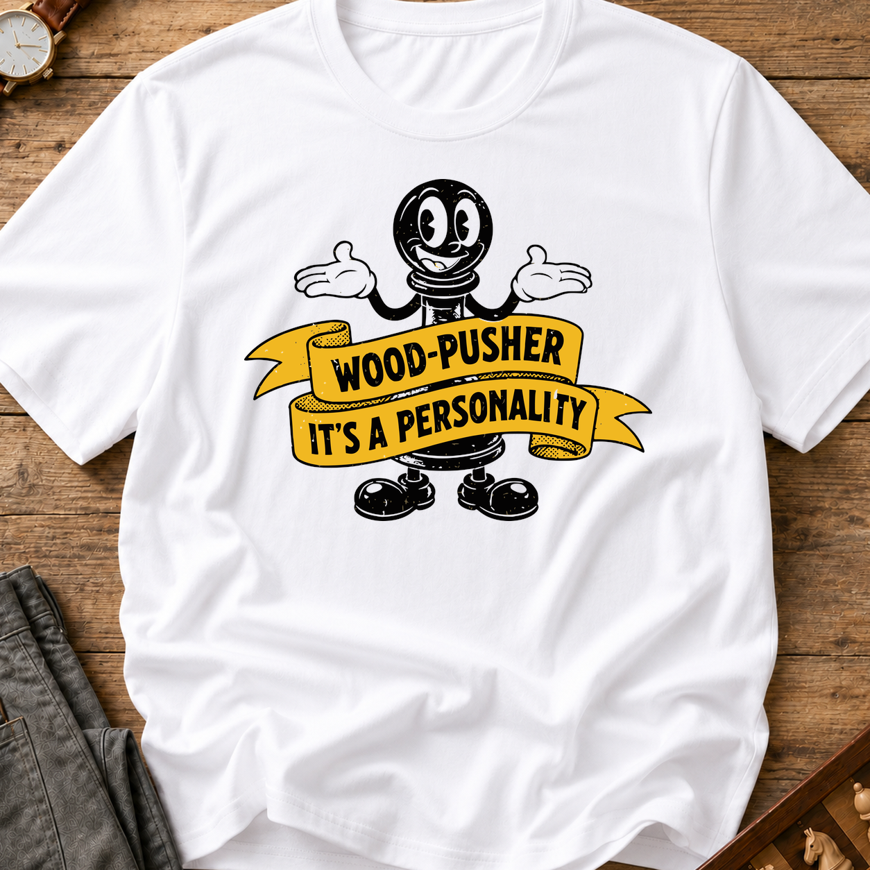 Wood-Pusher It's A Personality T-Shirt