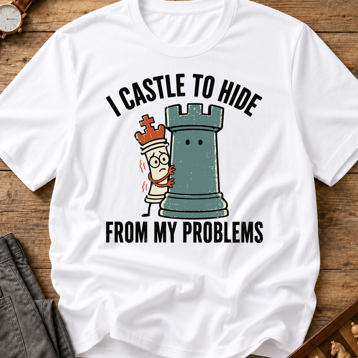 I Castle To Hide From Problems T-Shirt