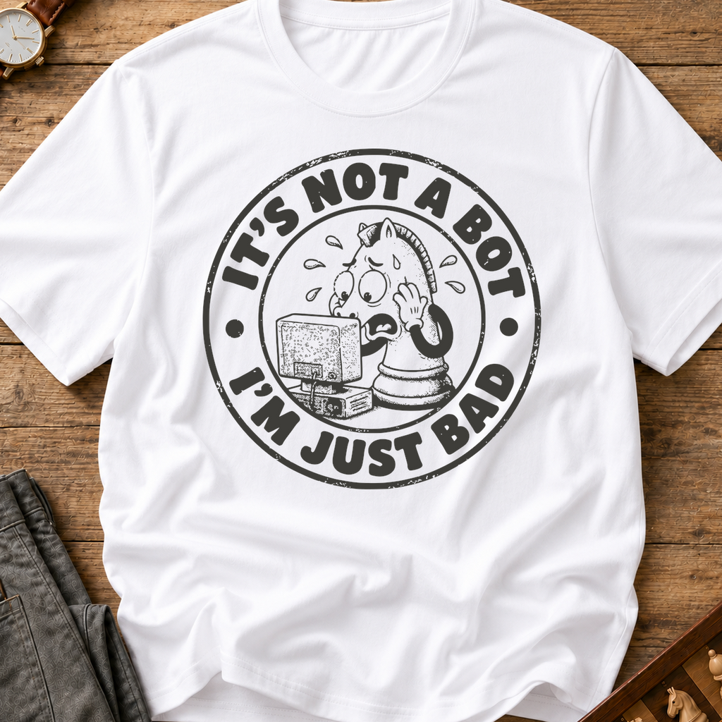 Not A Bot Just Bad T-Shirt