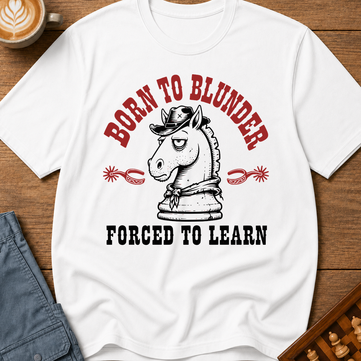 Born To Blunder Forced To Learn T-Shirt