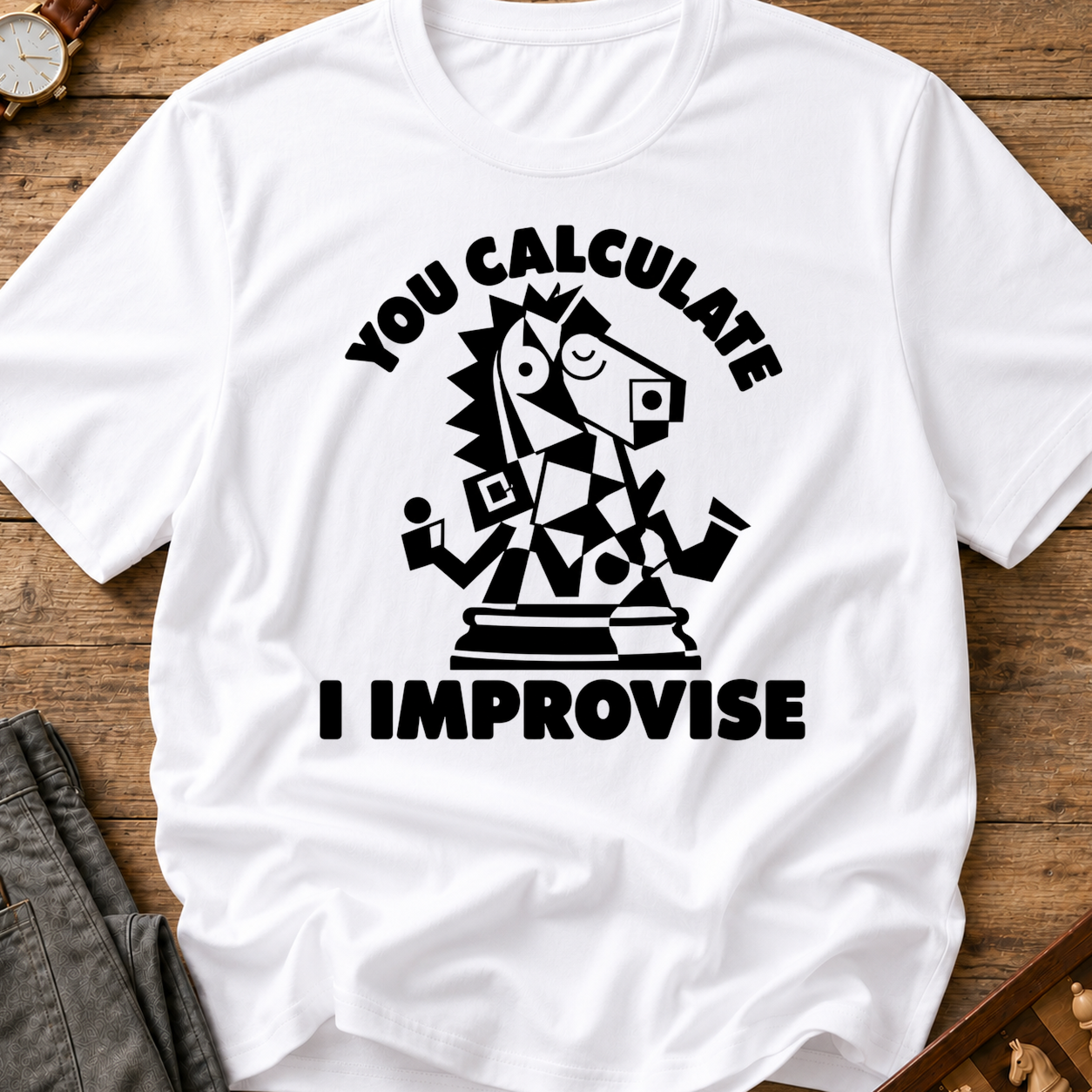 You Calculate I Improvise T-Shirt