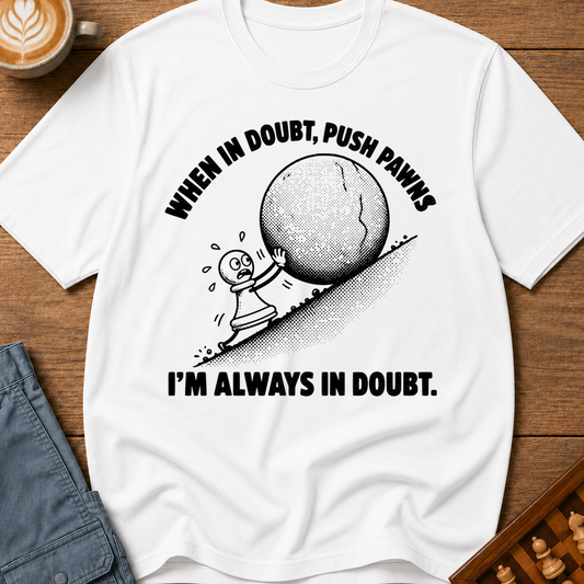 When In Doubt Push Pawns T-Shirt