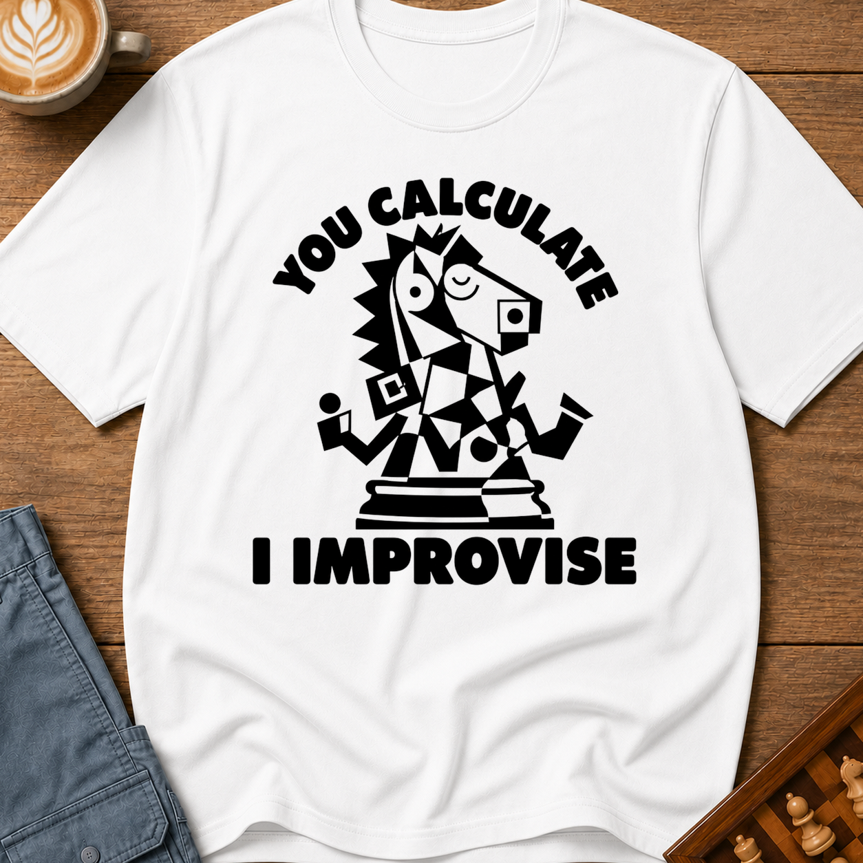 You Calculate I Improvise T-Shirt