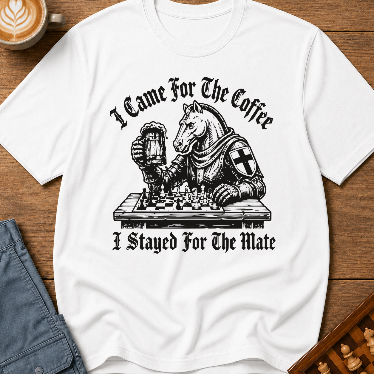 Came for the Coffee Stayed for the Mate T-Shirt