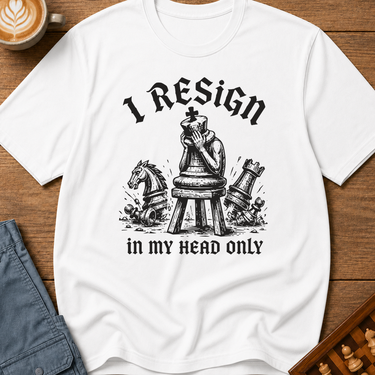 I Resign In My Head Only T-Shirt