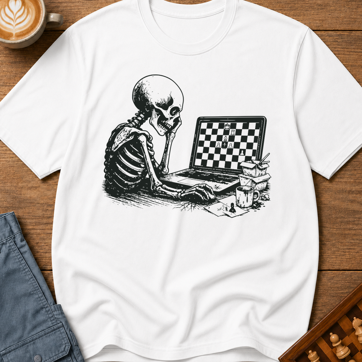 Death By Online Chess T-Shirt