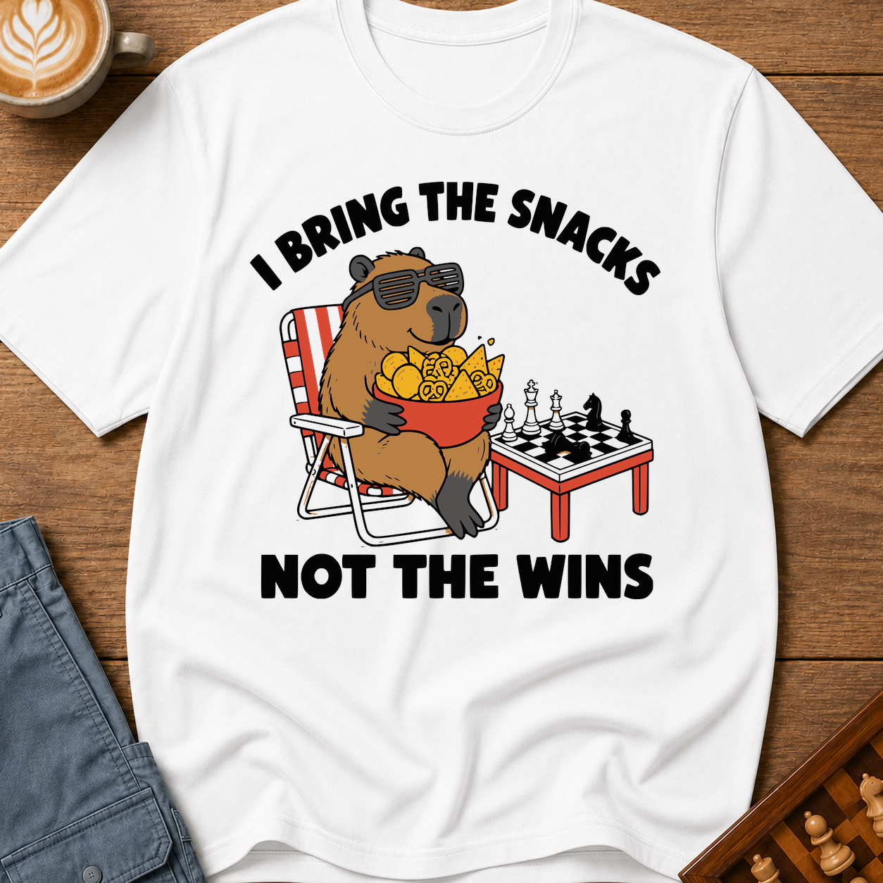 I Bring The Snacks Not The Wins T-Shirt