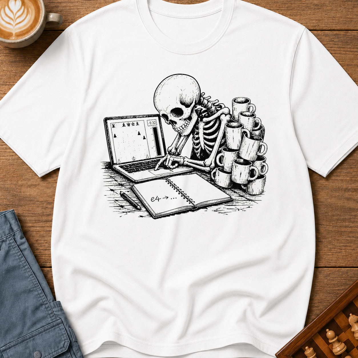 Caffeine And Checkmate T-Shirt
